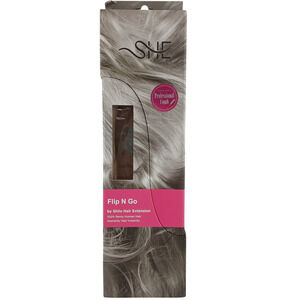 Shilo Hair Extensions Human Hair Flip N' Go 16-18" #5 Remy Human Hair Dark Brown
